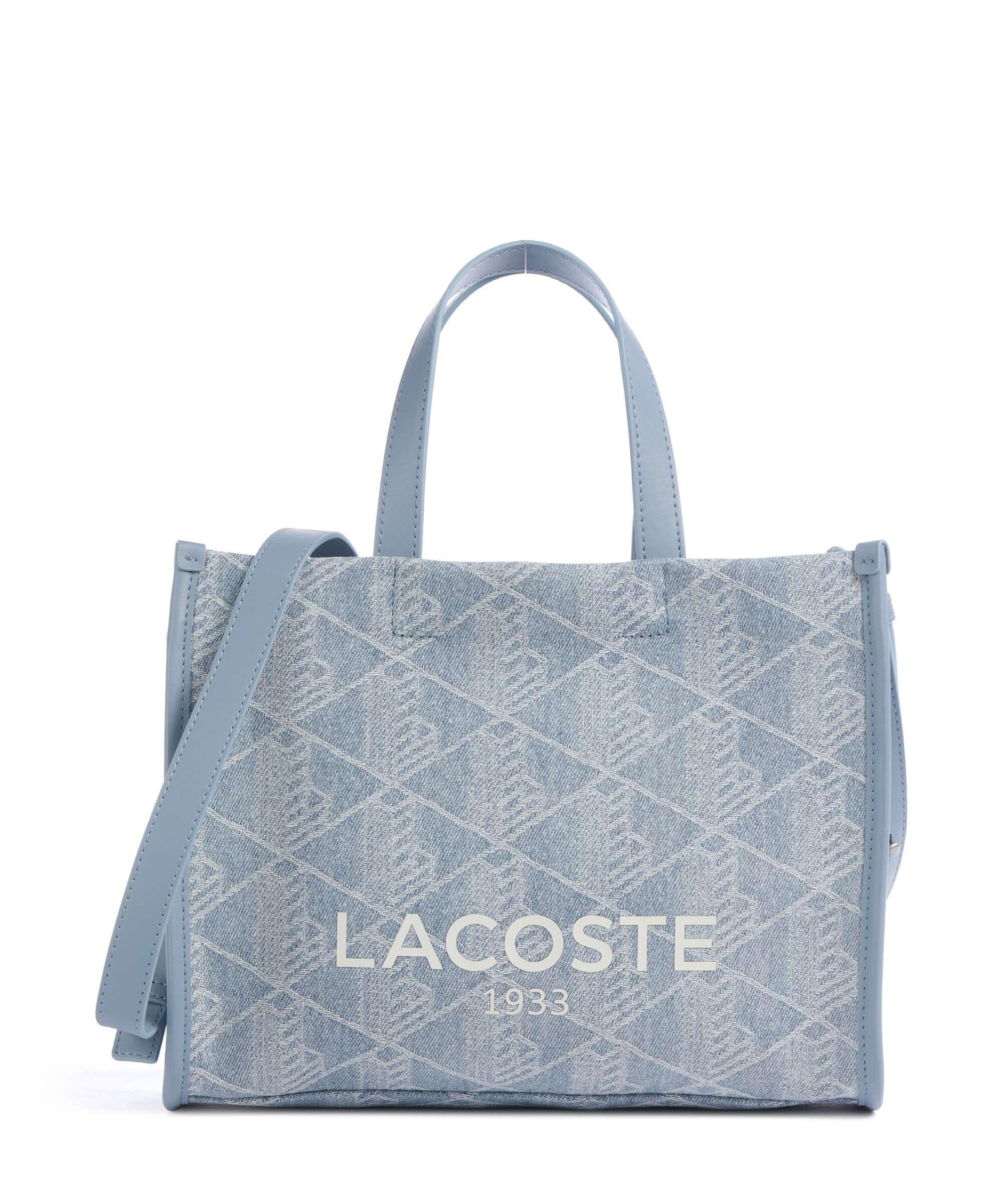 Lacoste Heritage Jacquard Handbag canvas tradewinds - NF5233HKQ48