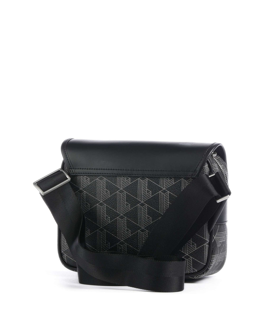 Lacoste The Blend Crossbody bag monogram noir/gris