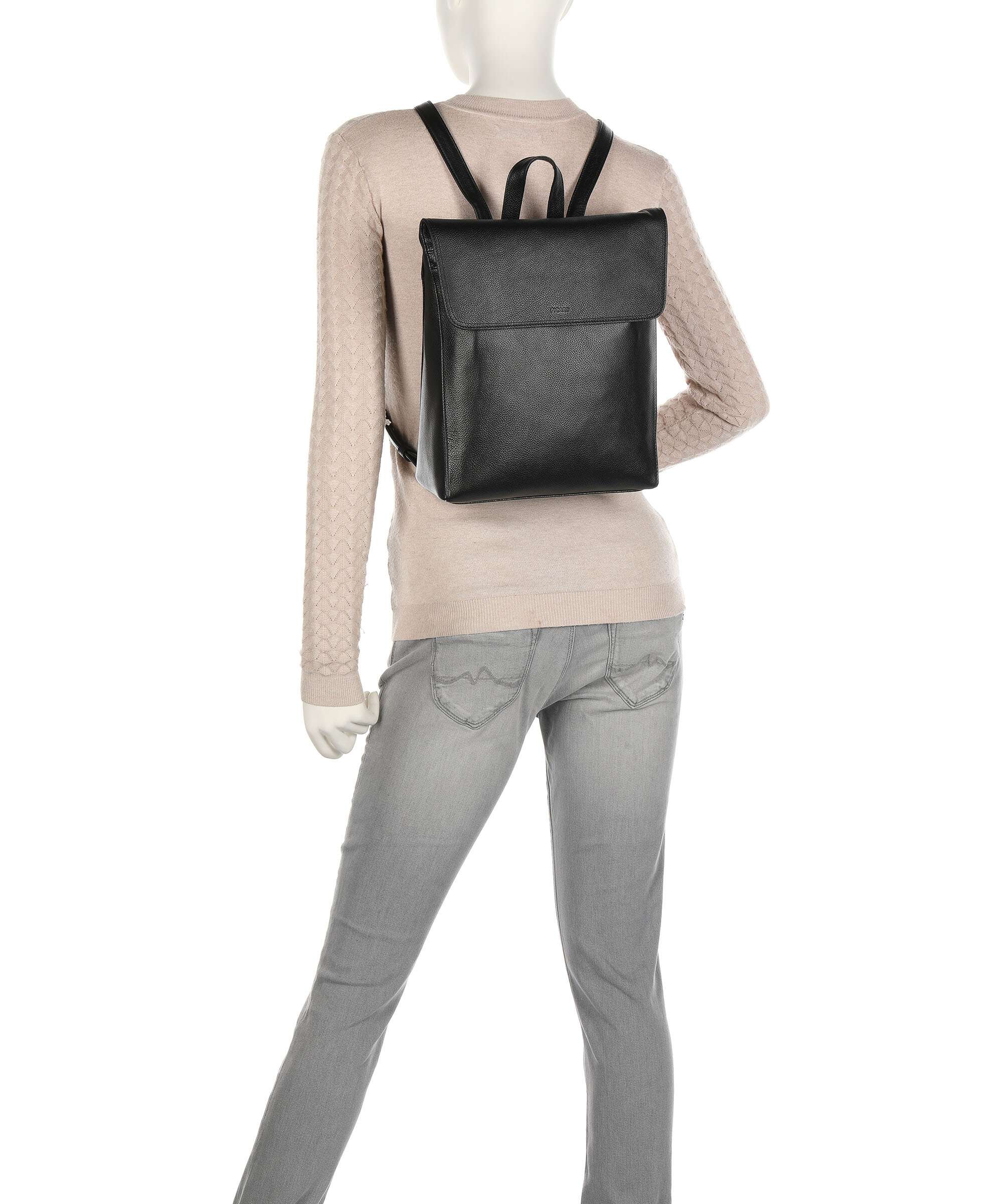 Picard Luis Backpack grained cow leather black - 8658-schwarz – WARDOW