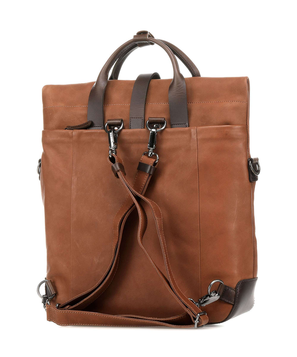 Harold's Mount Ivy XL Rolltop backpack cognac/braun