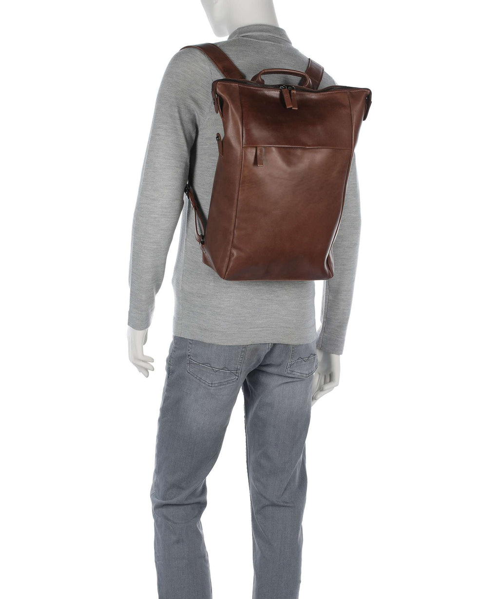 Harold's Caugio Laptop backpack cognac