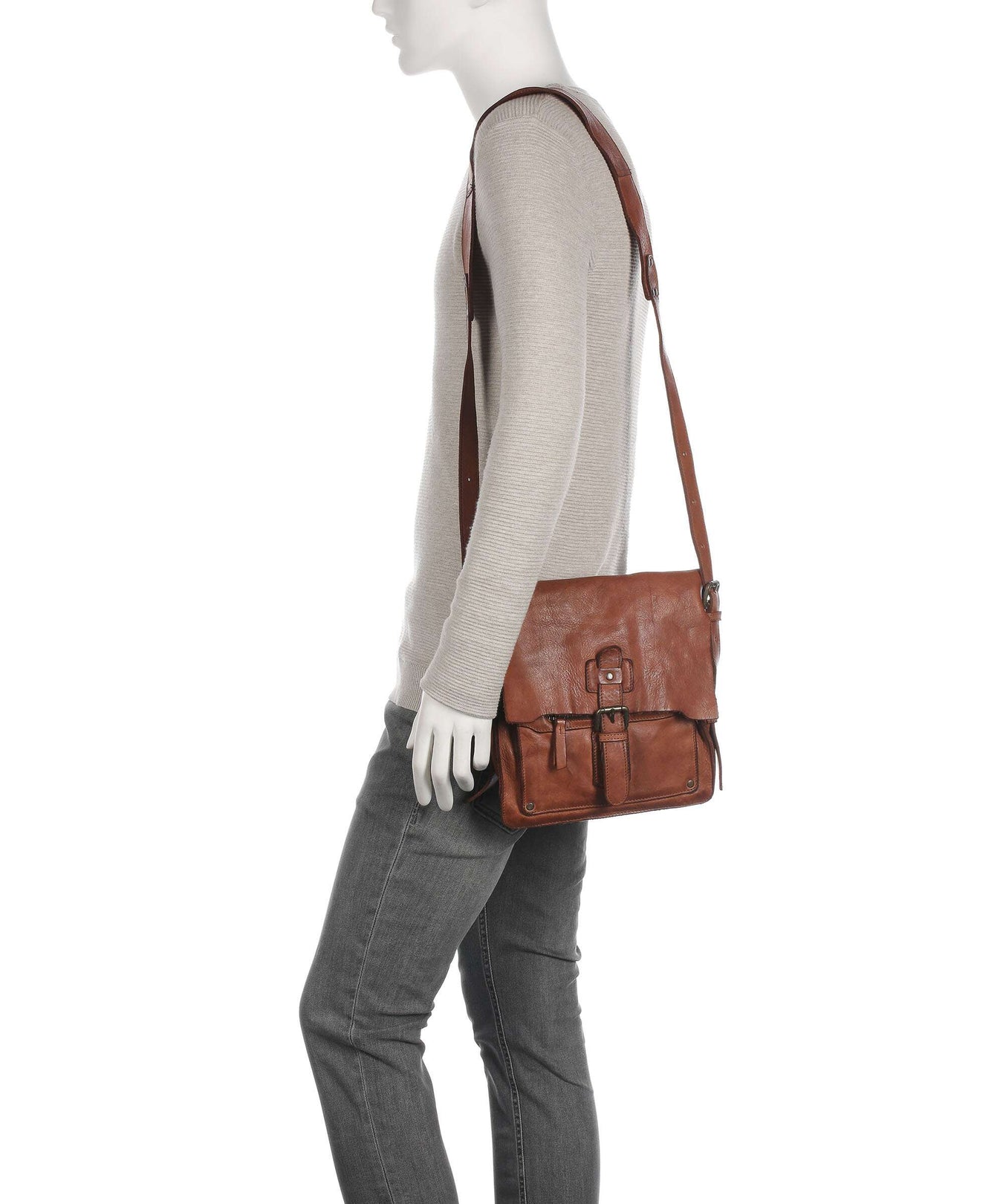 Harold's Submarine Crossbody bag cognac
