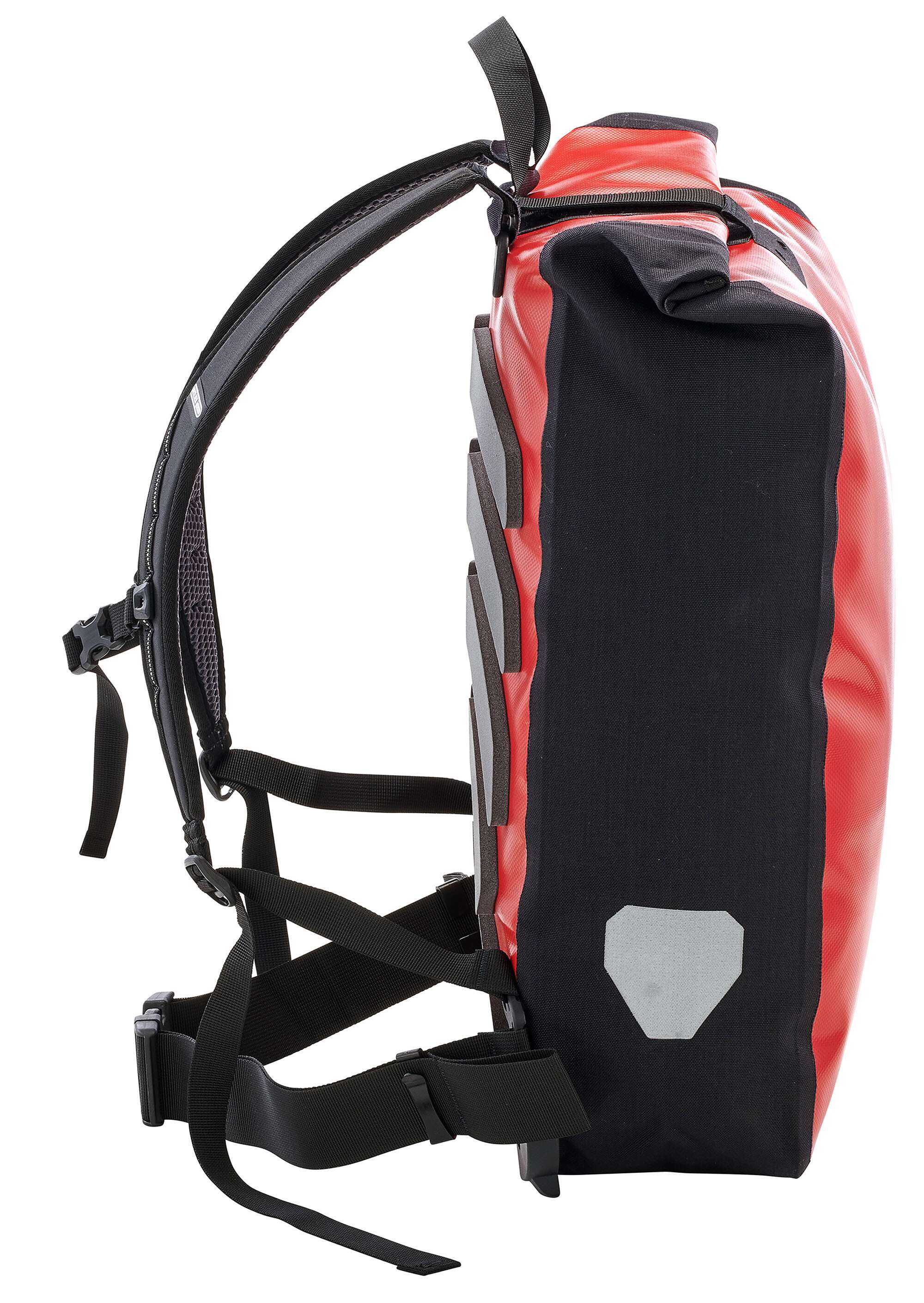 Ortlieb Messenger-Bag Rolltop backpack Cordura® nylon red/black