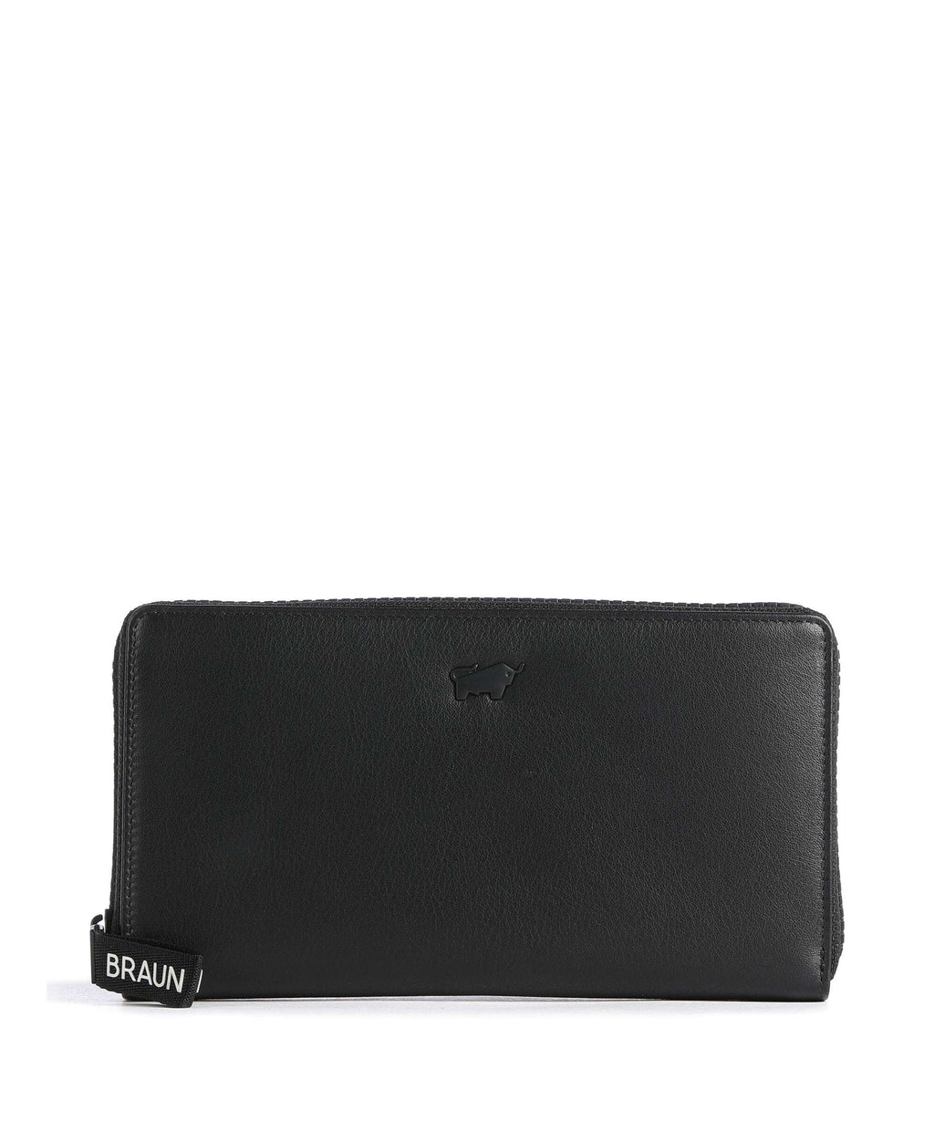 Braun Büffel Capri Wallet schwarz