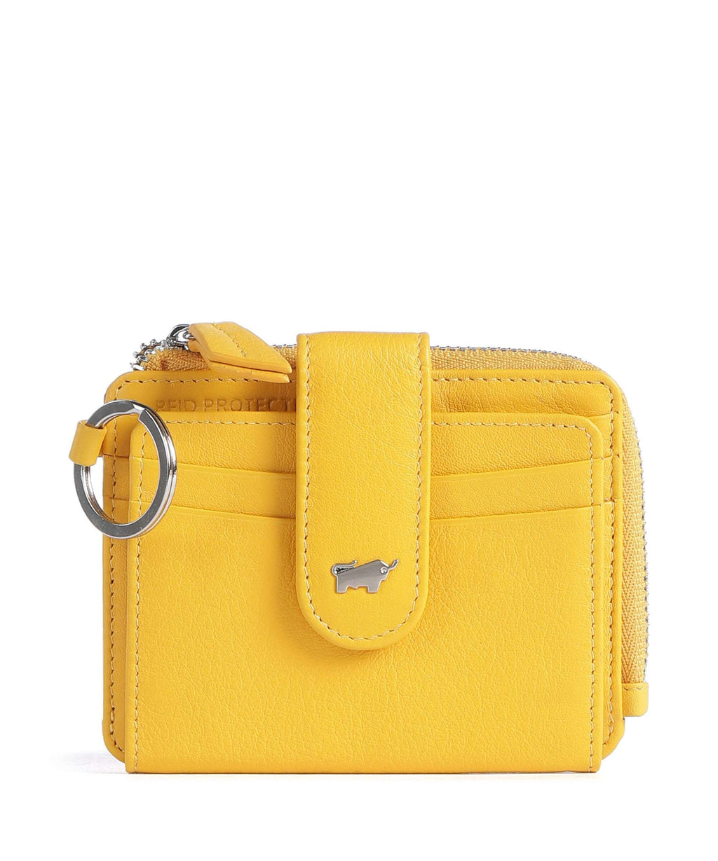 Braun Büffel Joy RFID Credit card holder gelb