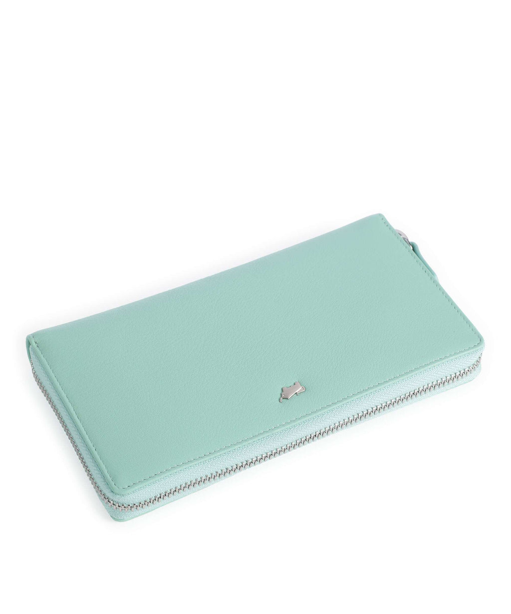 Braun Büffel Joy Wallet aquamarin