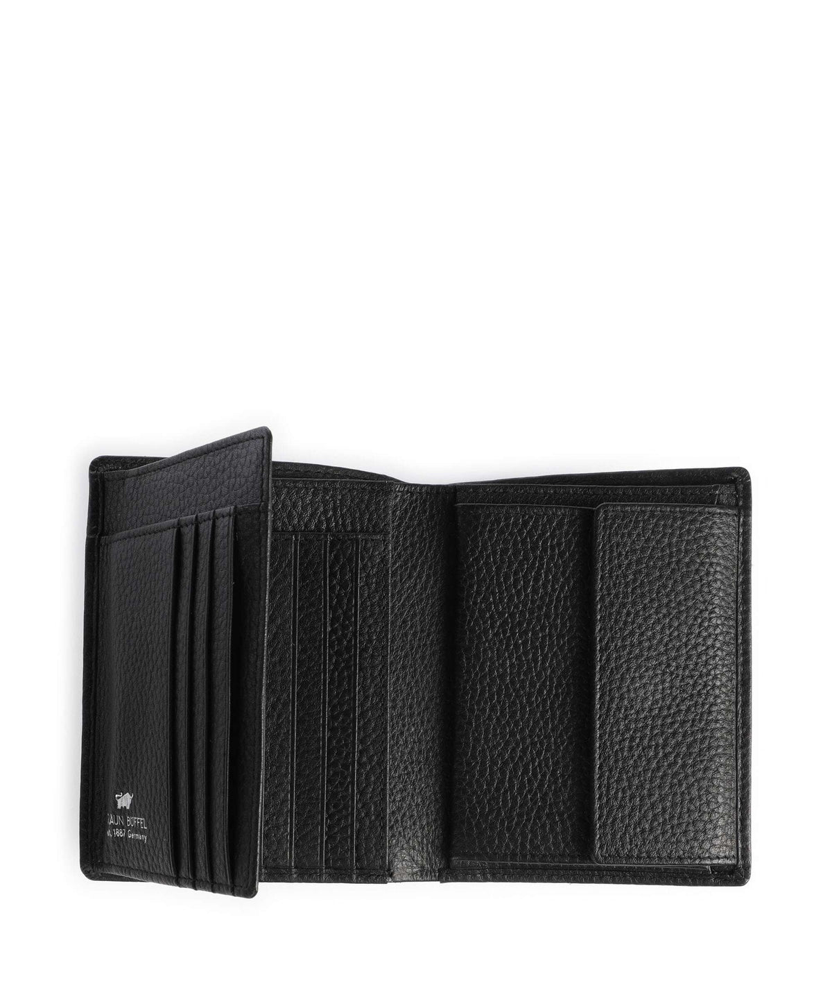 Braun Büffel Theo Wallet schwarz