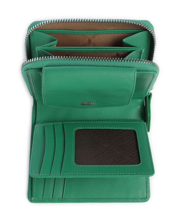 Braun Büffel Joy Wallet fern green
