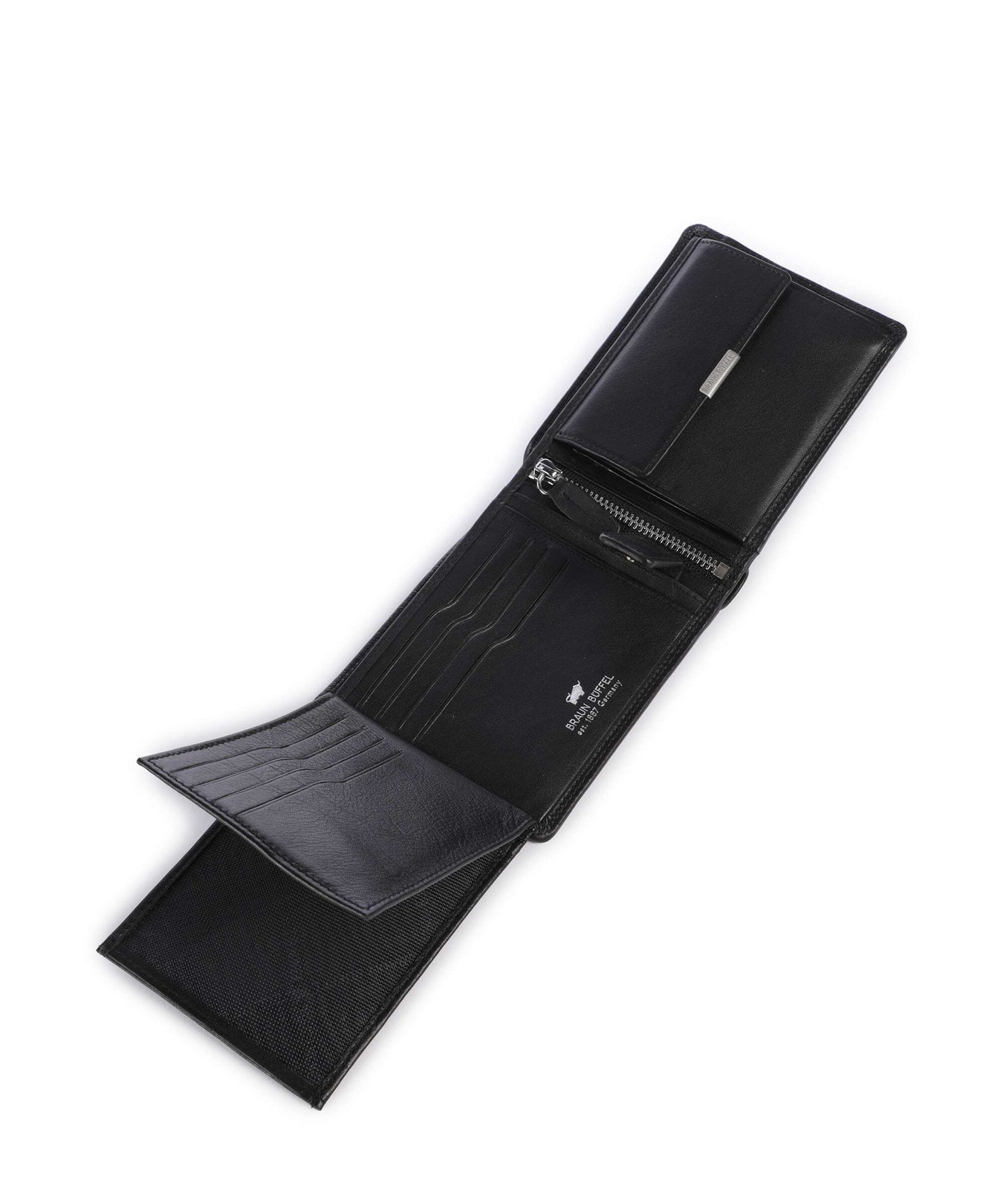 Braun Büffel Golf RFID Wallet schwarz