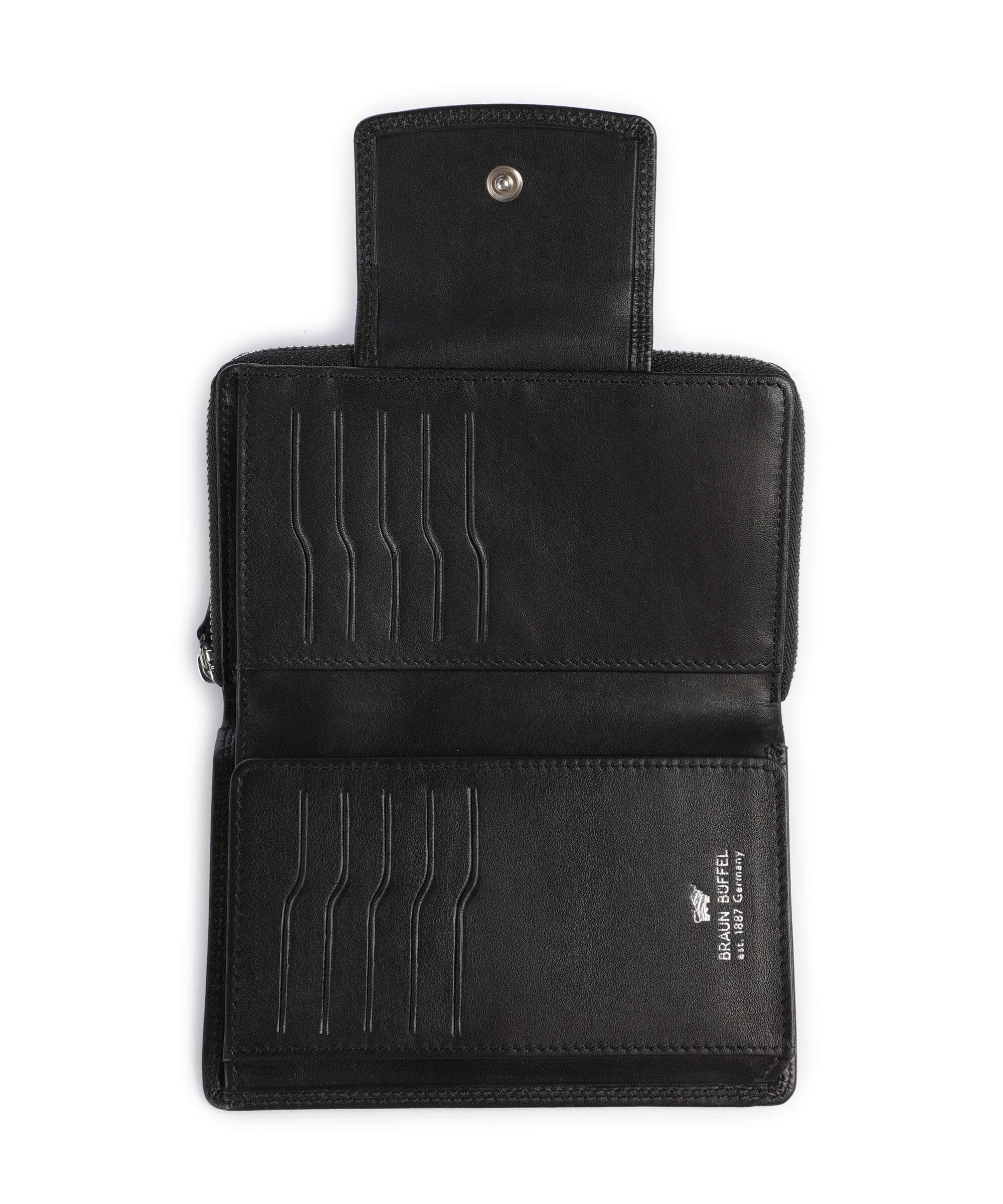 Braun Büffel Golf RFID Wallet schwarz