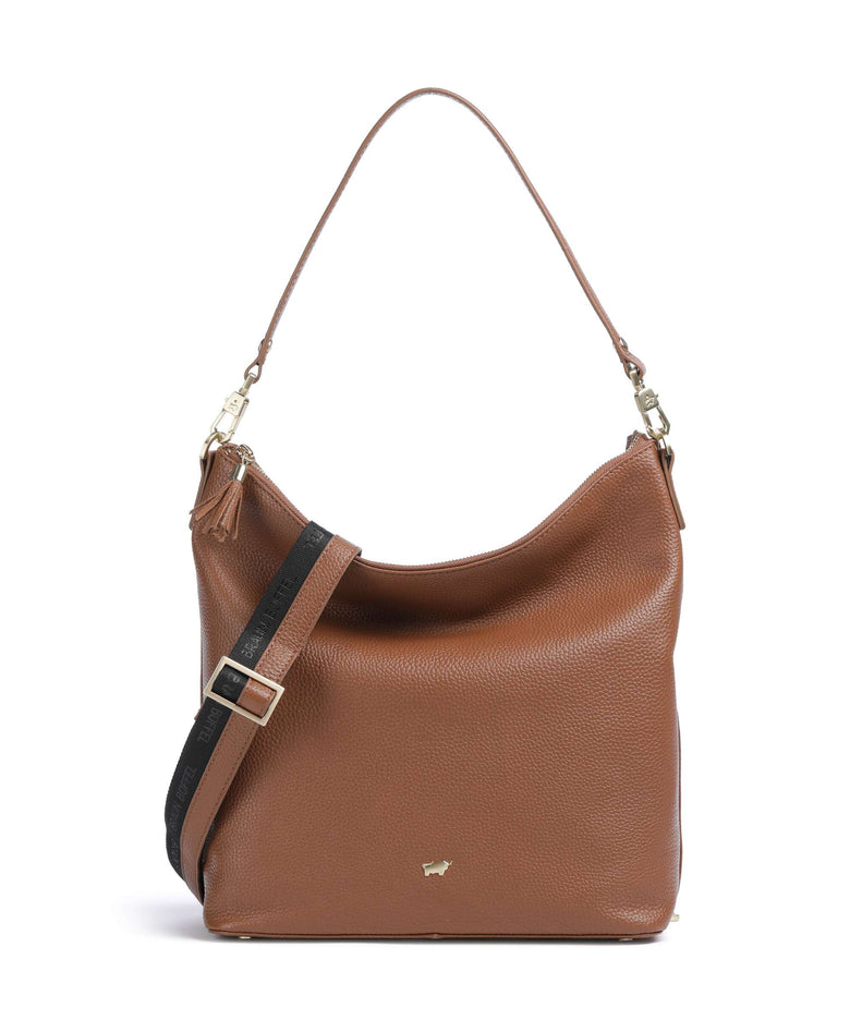 Braun Büffel Hanna M Hobo bag saddle brown