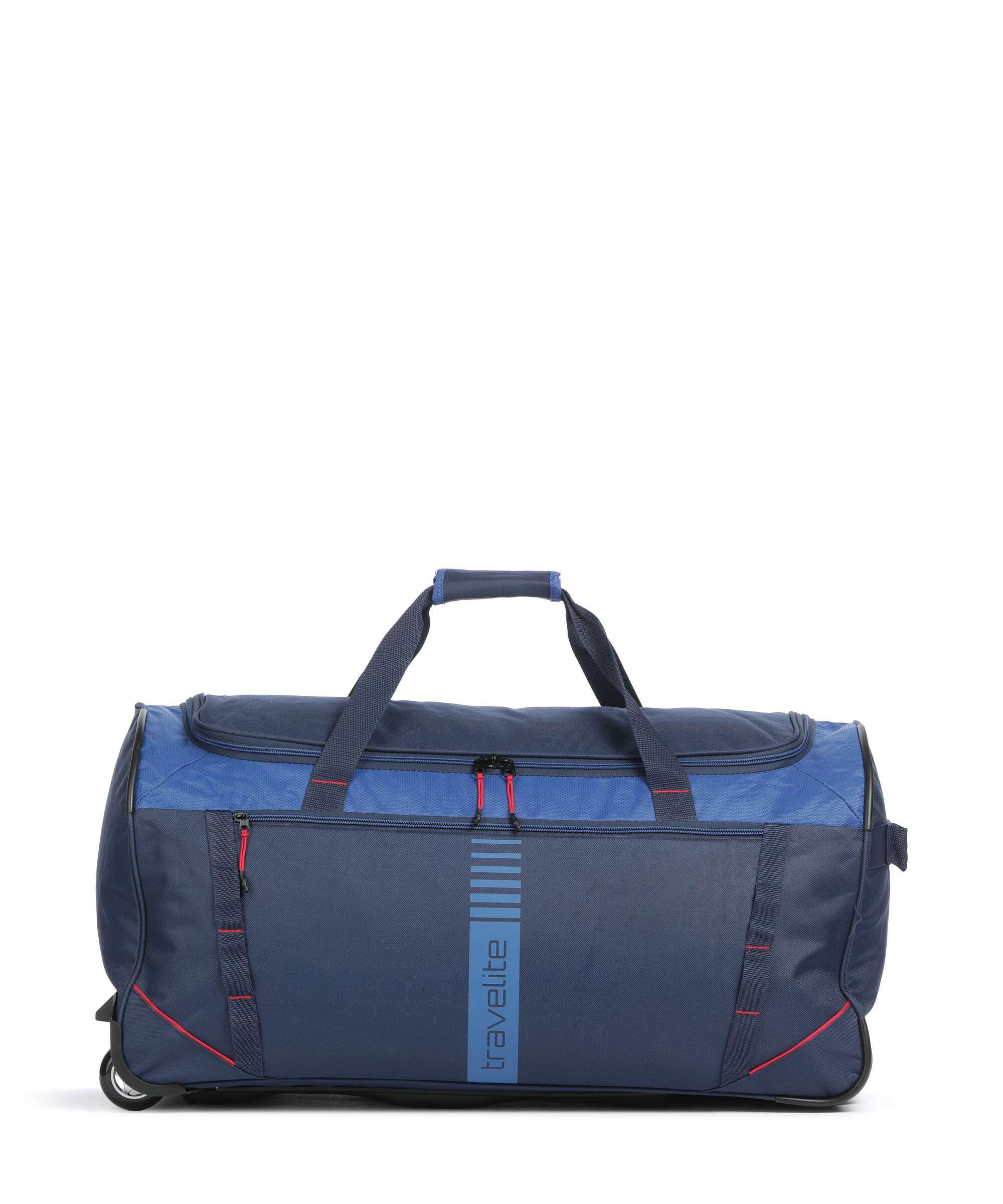 Travelite Basics Travel bag with wheels marine/rot