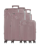 Travelite Elvaa Suitcase set (4 wheels) rosé