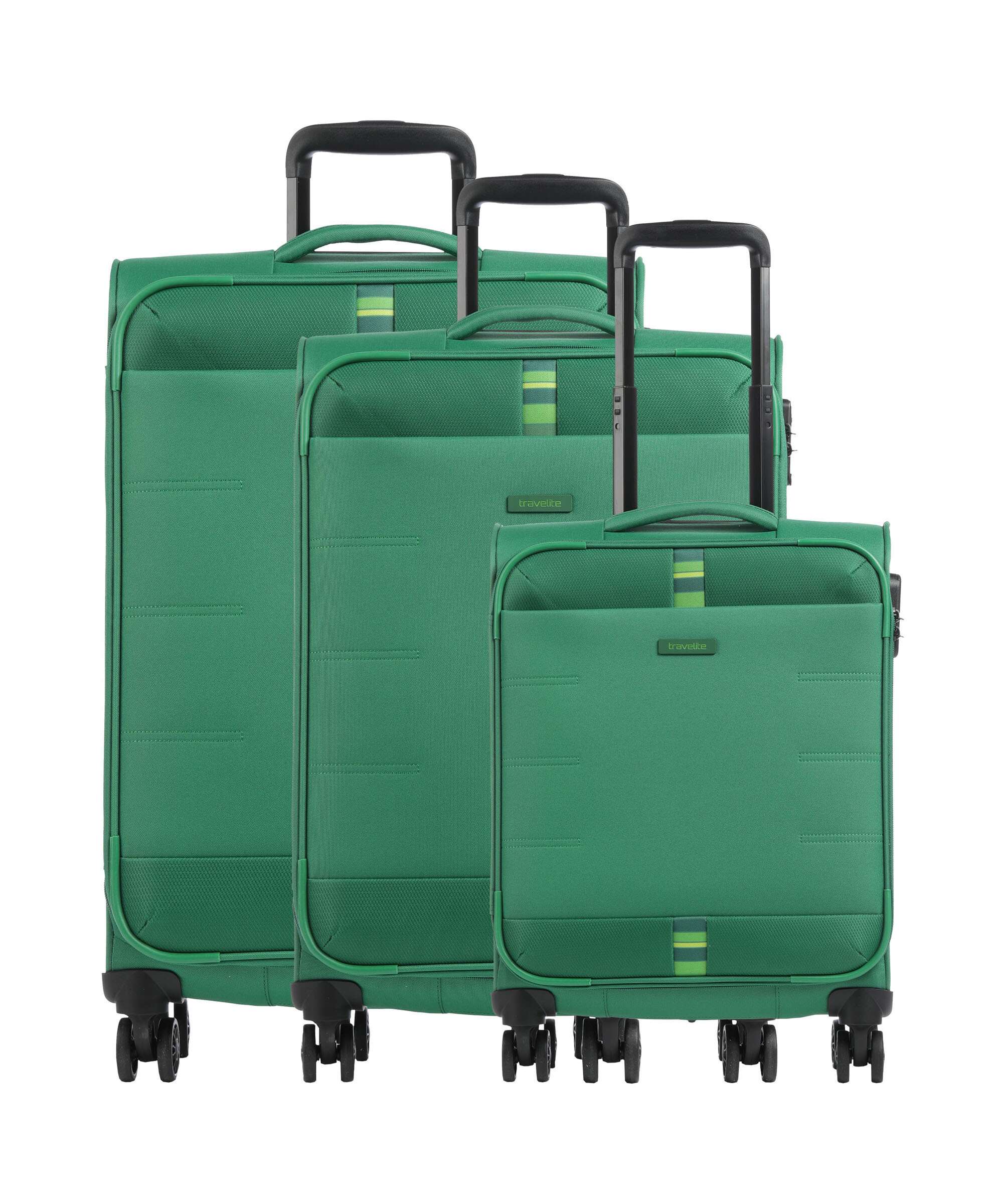 Travelite Rügen Suitcase set (4 wheels) grün