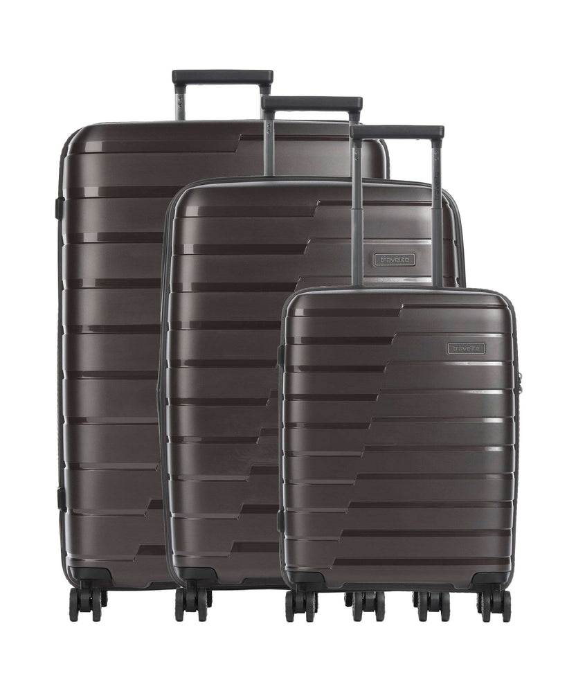 Travelite Air Base Suitcase set (4 wheels) coffee