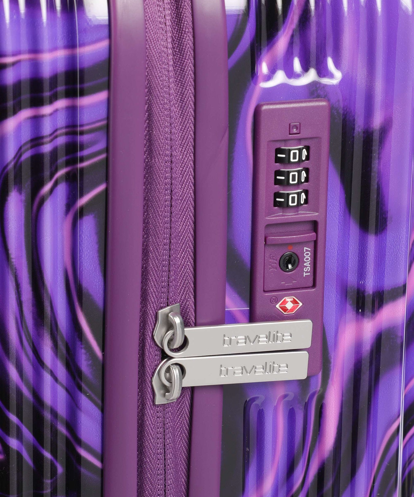 Travelite Lascana Edition Spinner (4 wheels) purple swirl