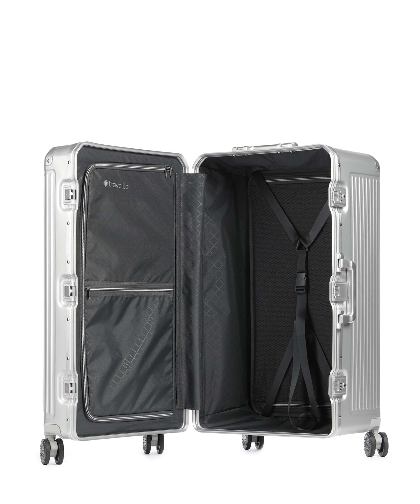 Travelite Next Spinner (4 wheels) silber