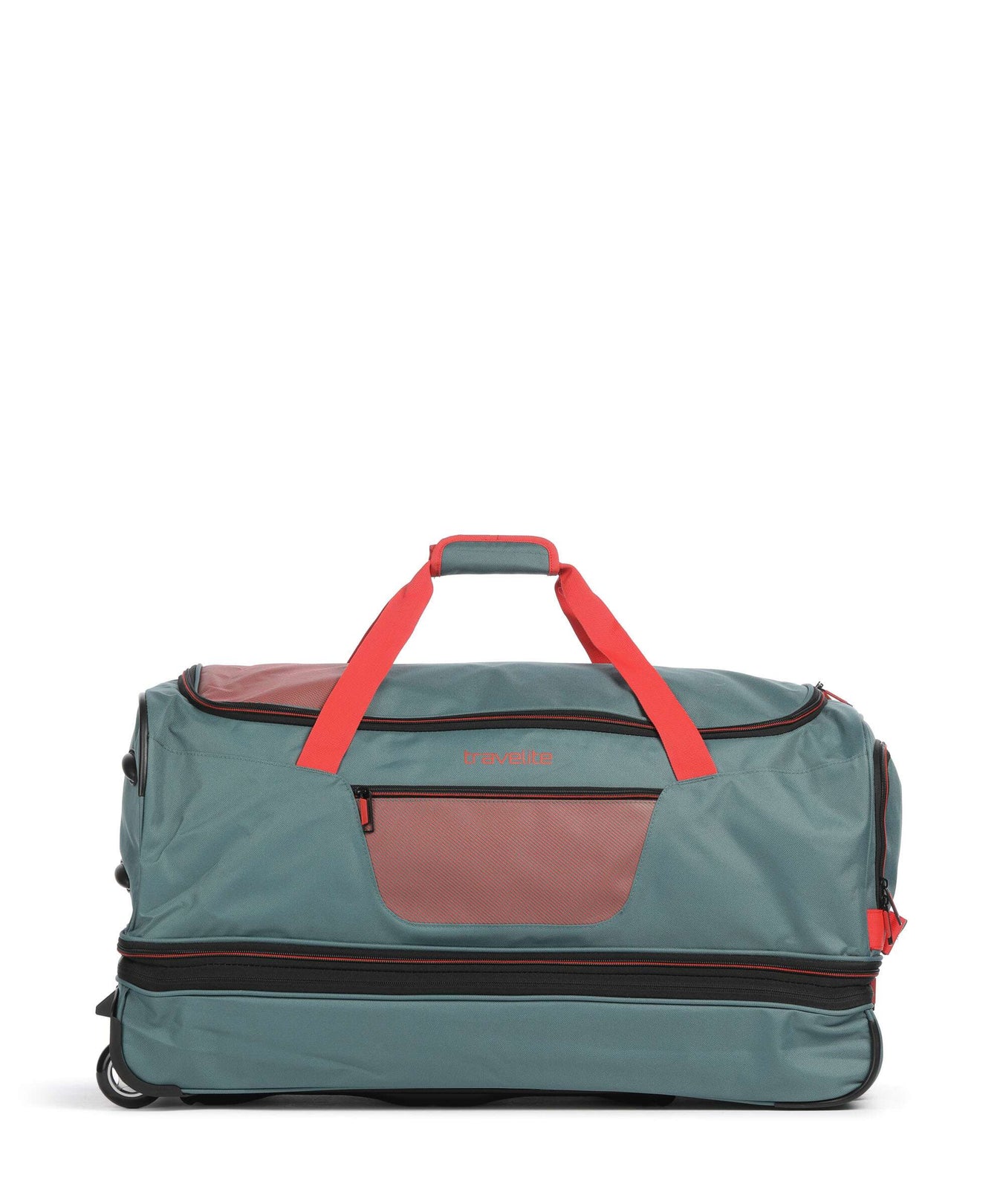 Travelite Basics Travel bag with wheels grün/orange