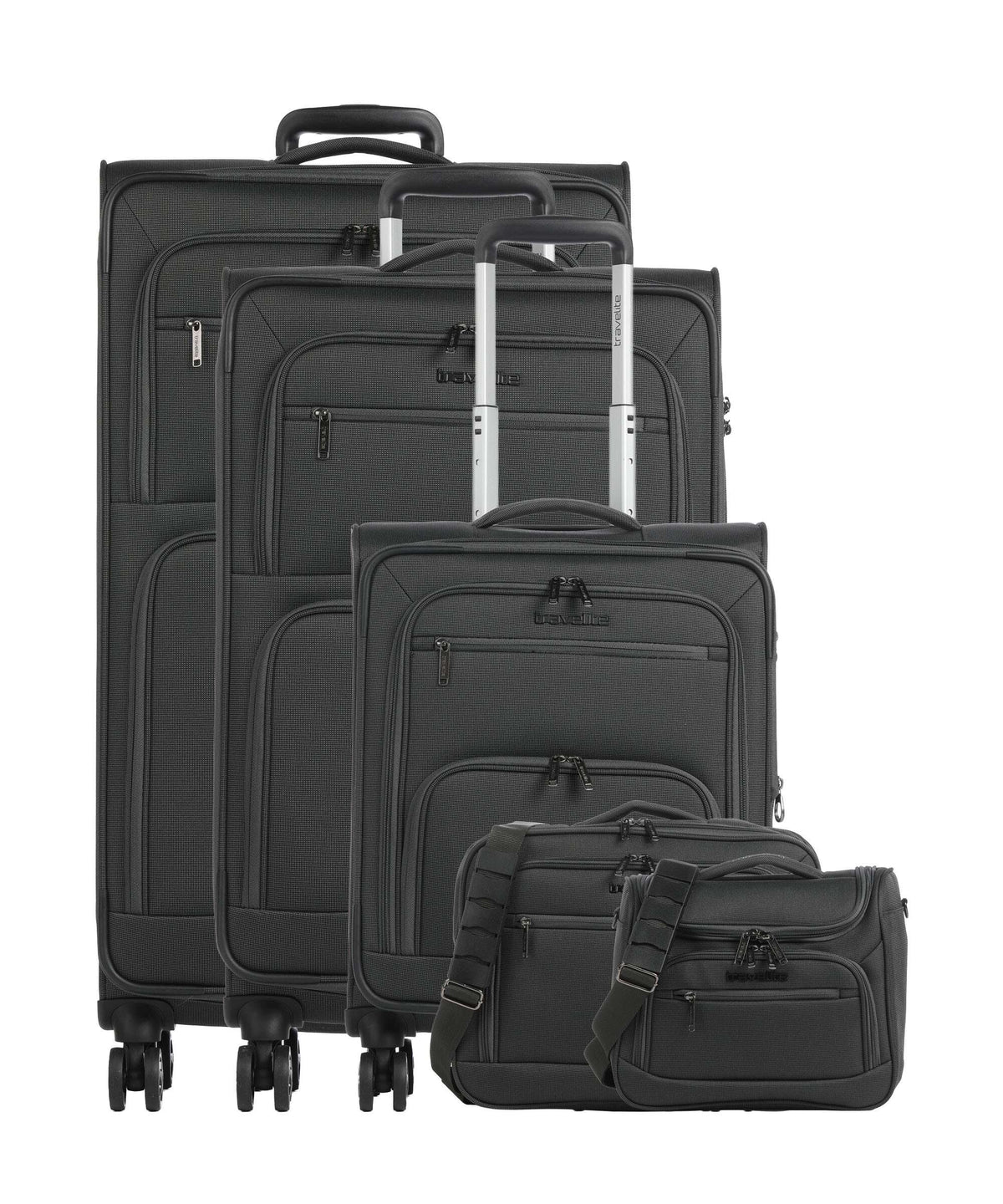 Travelite Cubis Suitcase set (4 wheels) anthracite