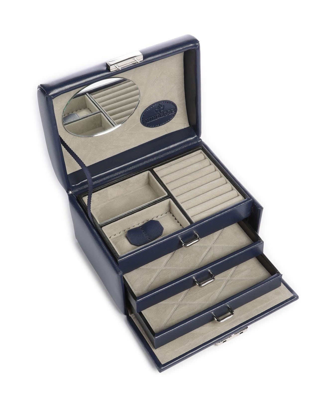 Windrose Merino Moda Jewelry box dunkelblau