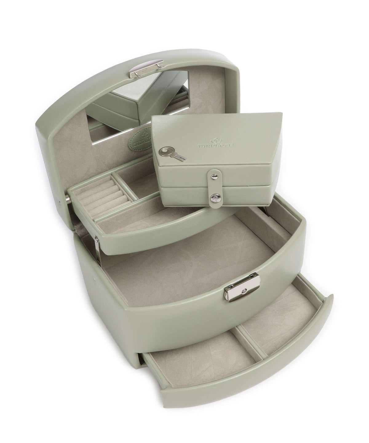 Windrose Merino Moda Jewelry box salbei