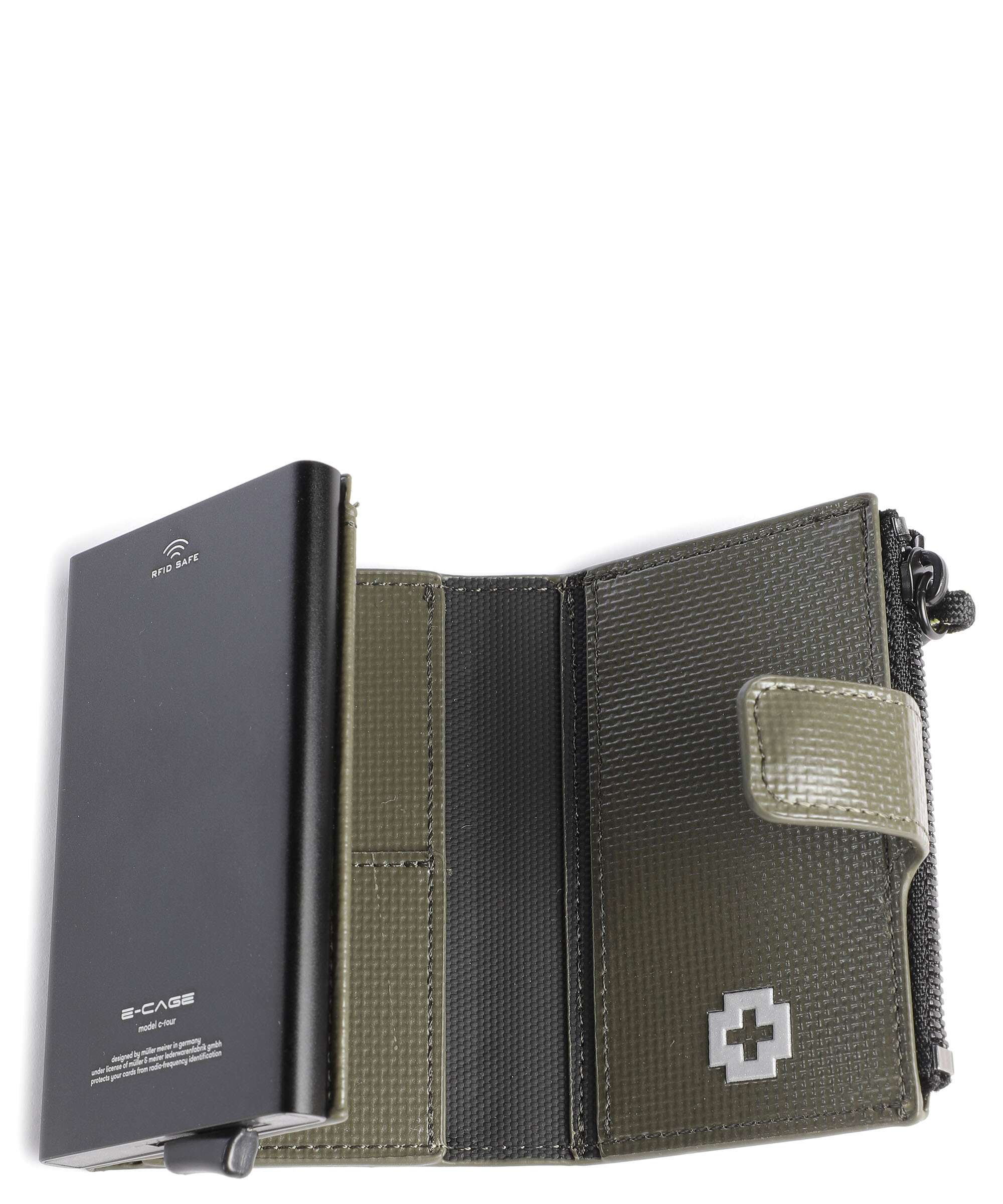 Strellson Stockwell 2.0 stockwell 2.0 c-four e-cage sv8 RFID Credit card holder khaki