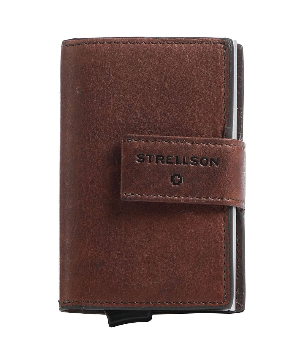 Strellson Brick Lane C-Three RFID Credit card holder dark brown