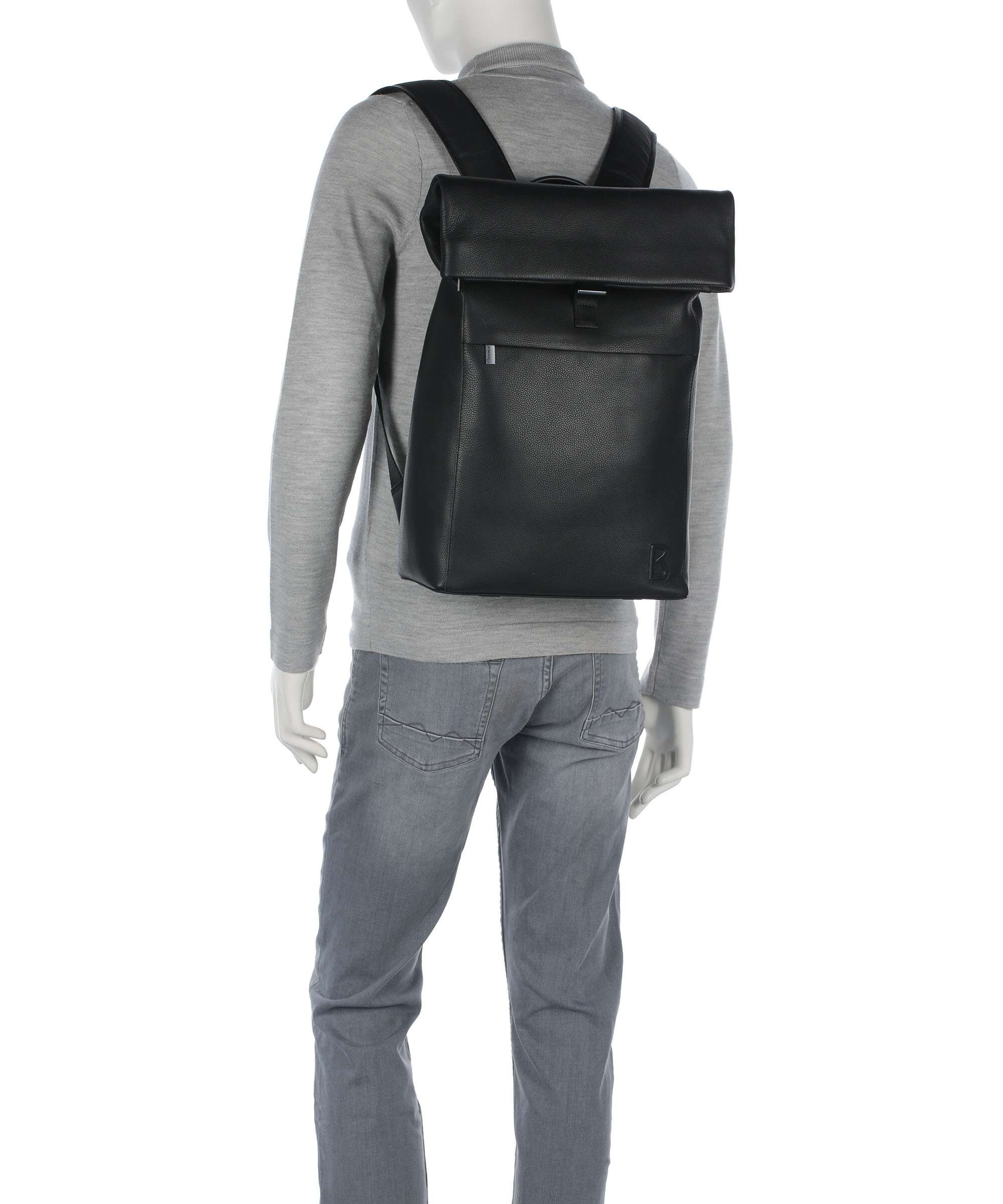 Bogner Kiroro Leon Backpack grained cow leather black
