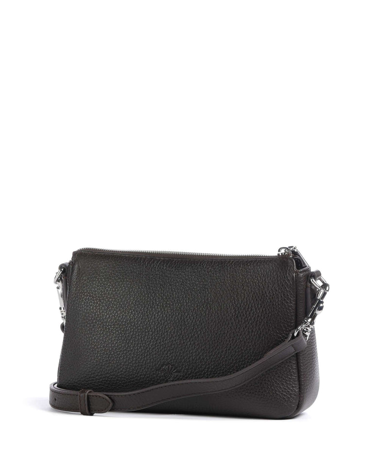 black grainy leather jasmina backpack JOOP! Pompeji Jasmina Crossbody bag grained cow leather dark brown