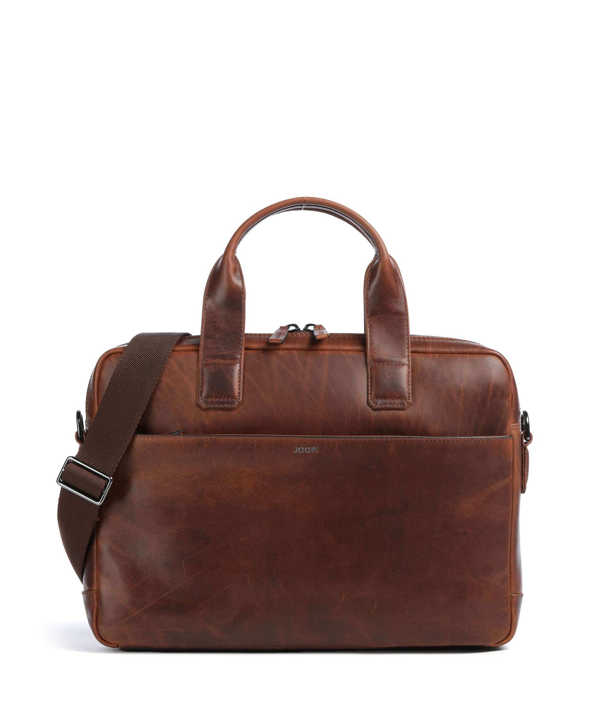 JOOP! Cerratano Pandion Briefcase 14″ fine grain cow leather black