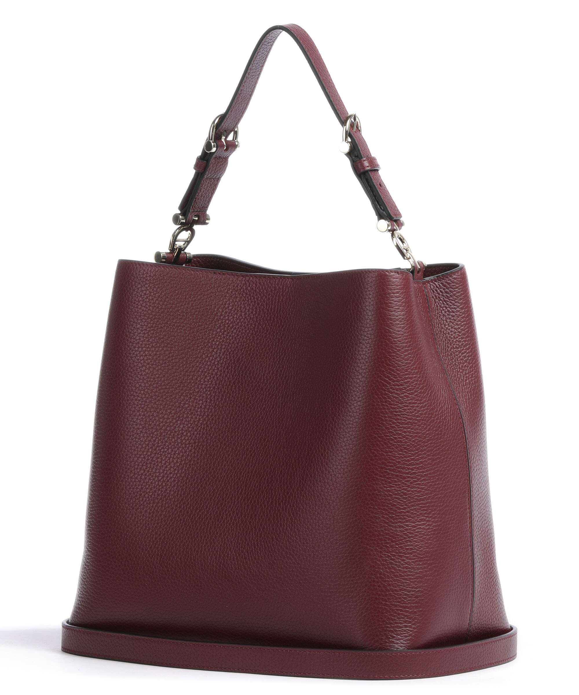 Aigner Delia M Hobo bag burgundy