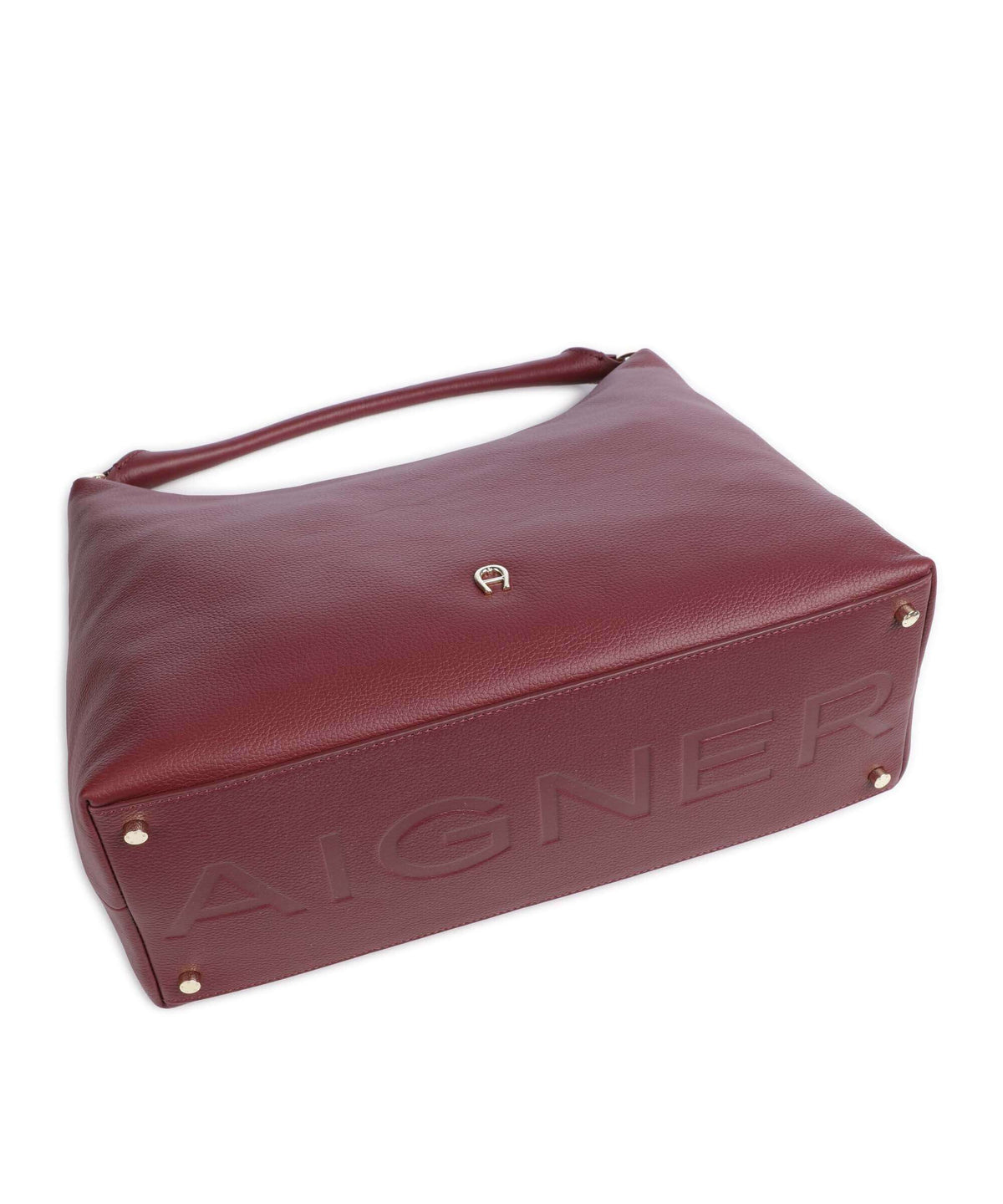 Aigner Zita M Hobo bag burgundy