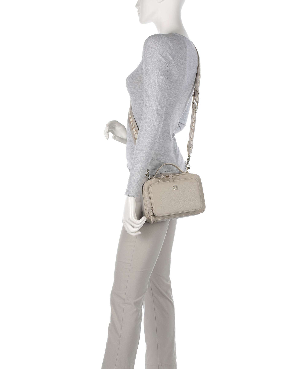 Aigner Zita S Crossbody bag alpaca beige