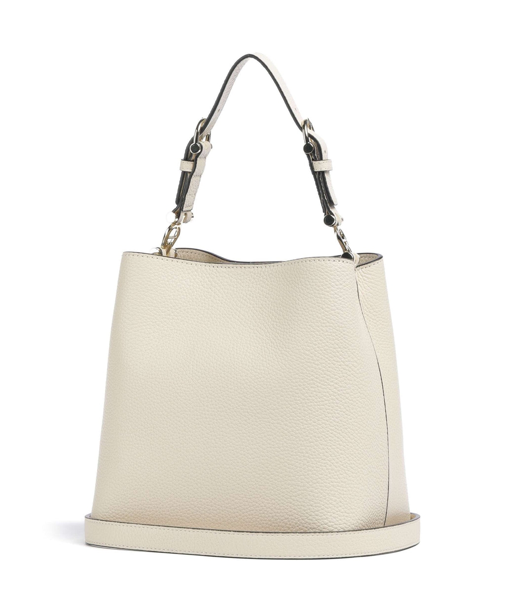 Aigner Delia S Bucket bag macadamia white
