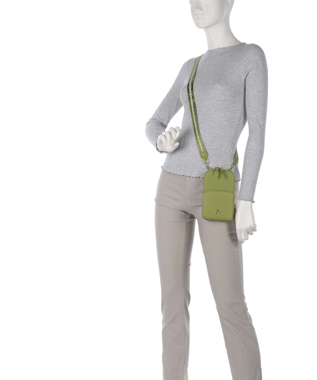 Aigner Zita Phone bag pistachio green