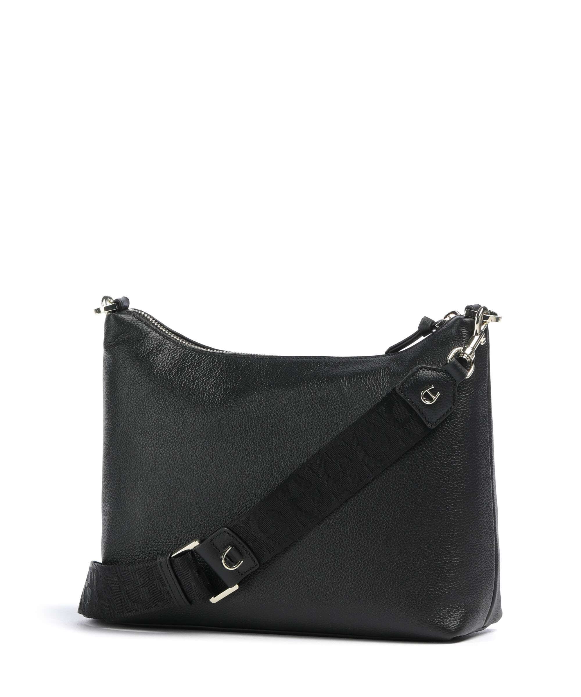 Aigner Zita S Crossbody bag grained cow leather black - 132215