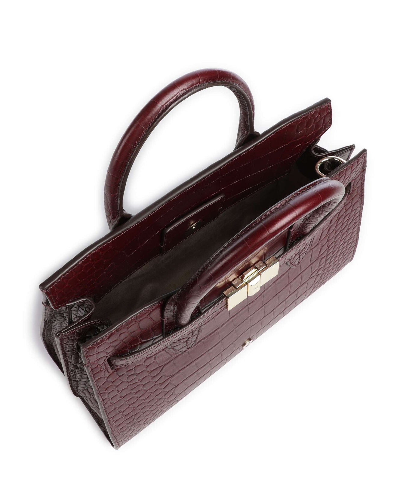 Aigner Farah M Handbag port red