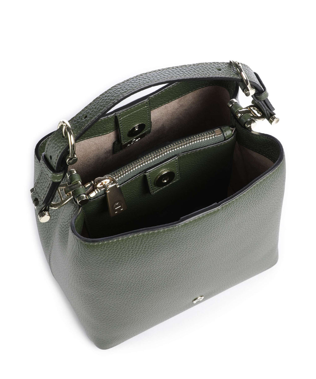 Aigner Delia S Bucket bag dark olive