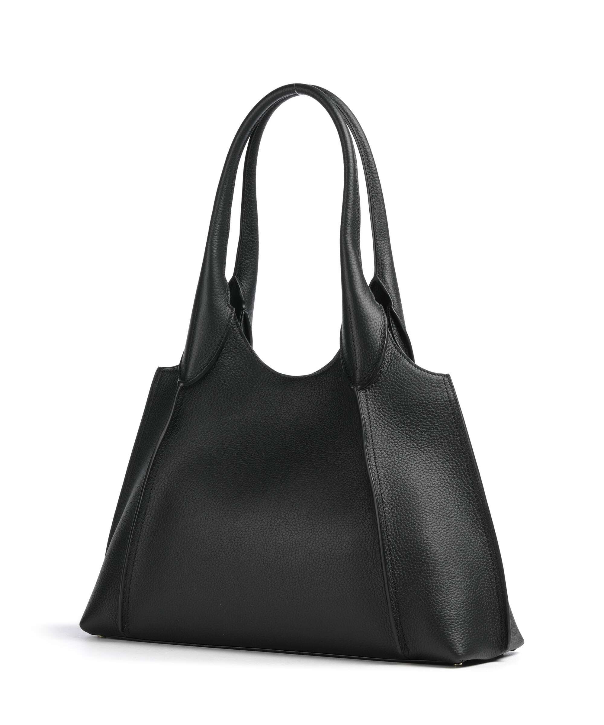 Aigner Kayla L Hobo bag grained leather black - 136868-0002 – WARDOW