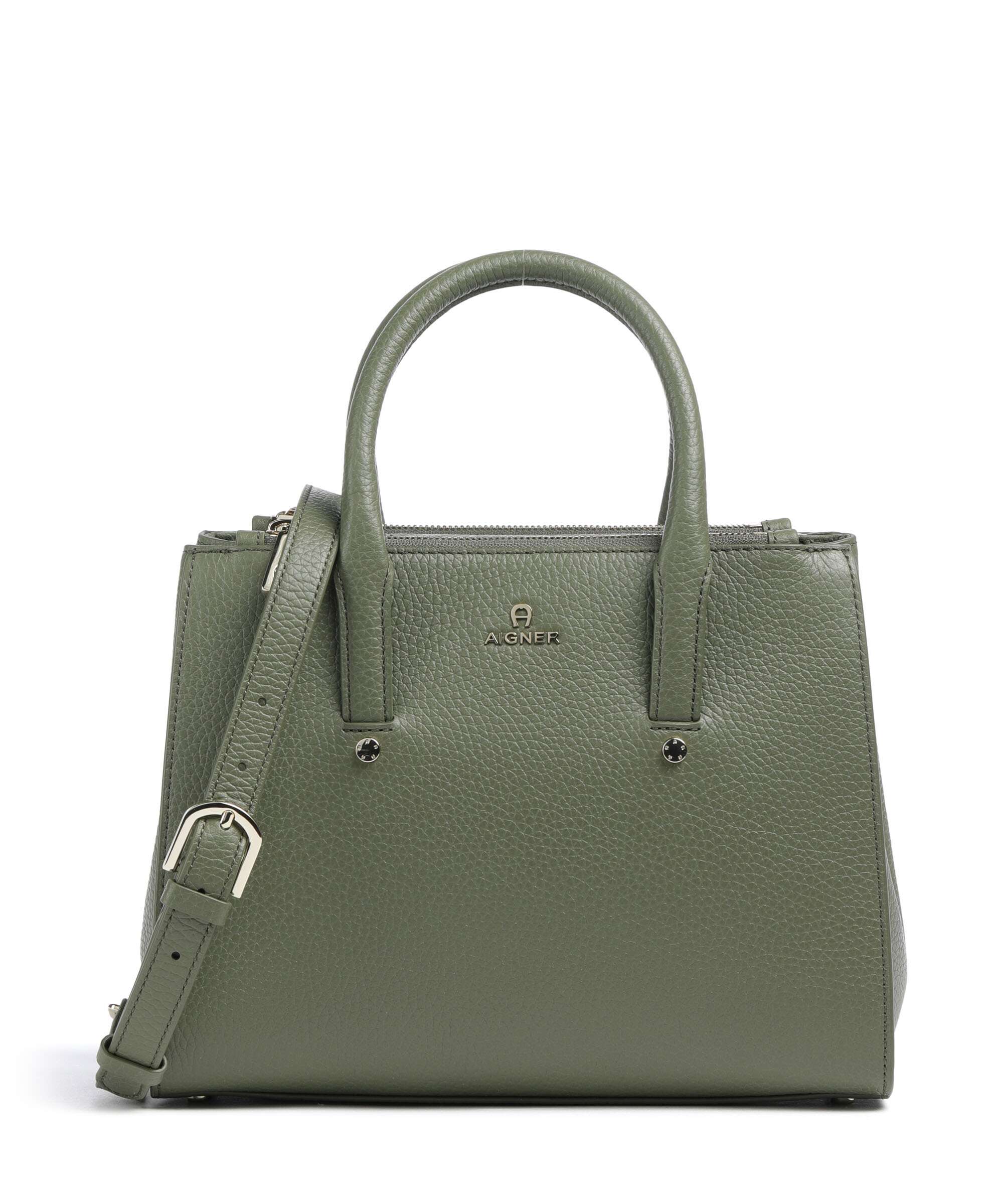Aigner Ivy M Handbag grained cow leather black - 133019-0002 – WARDOW