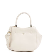 Aigner Carré Soft S Handbag macadamia white