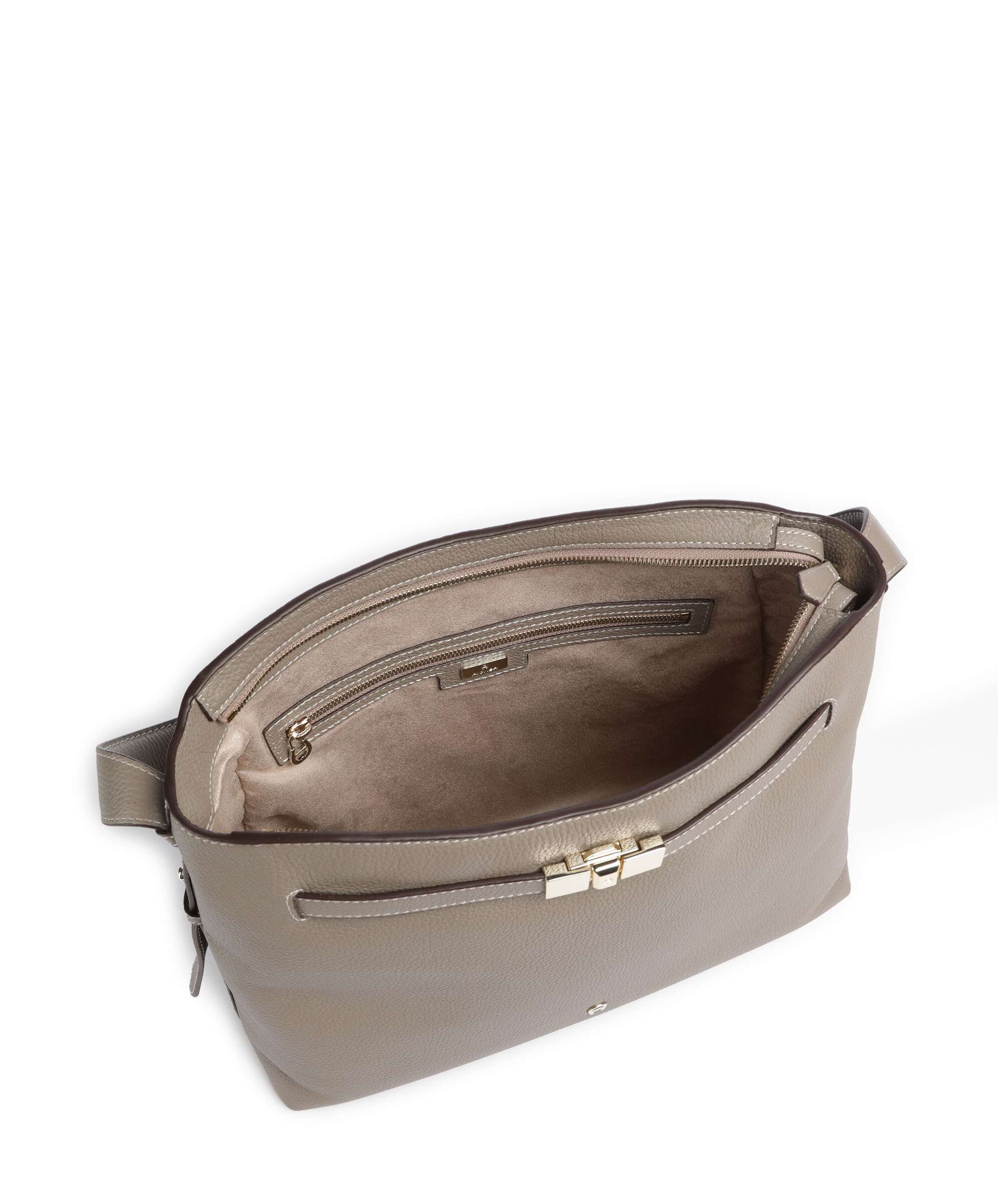 Aigner Farah M Hobo bag taupe
