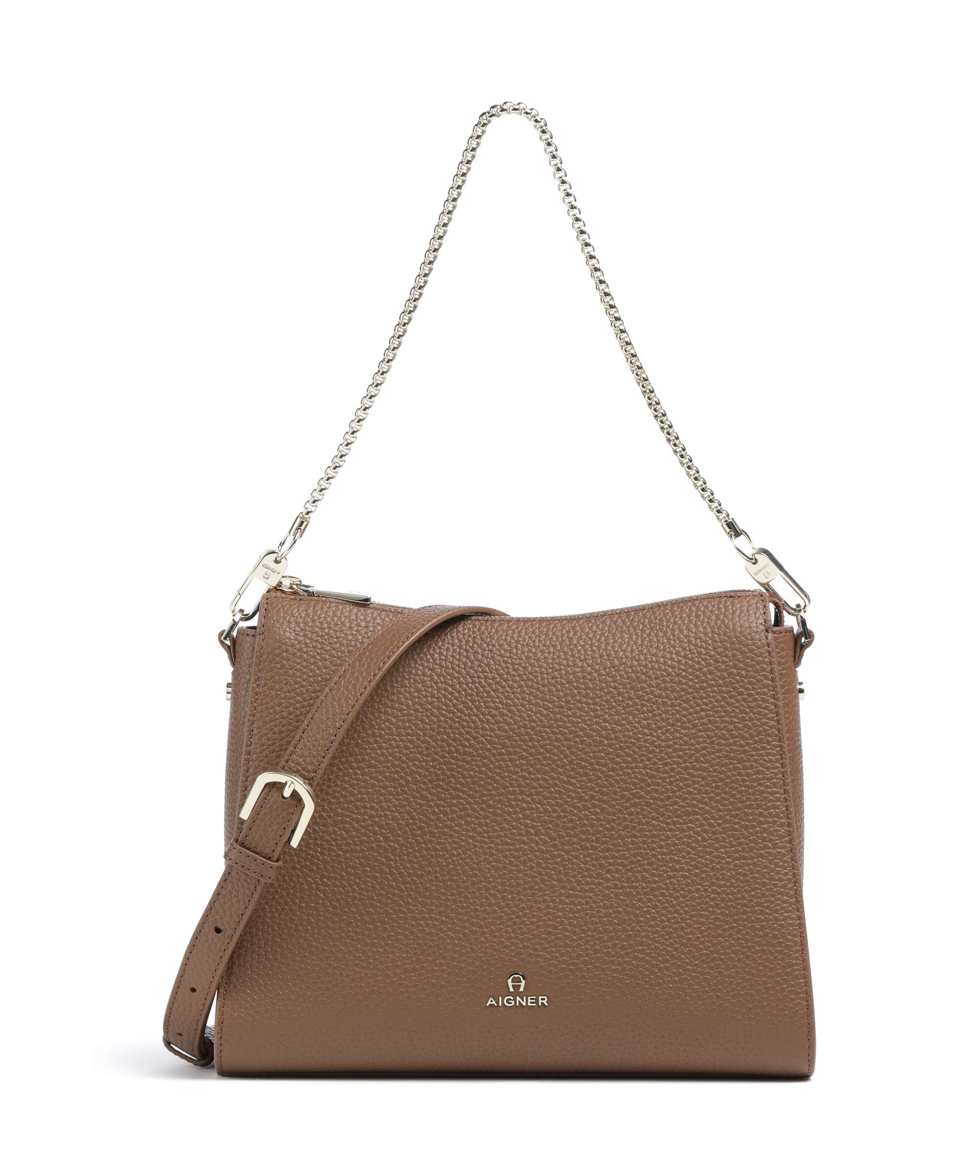 Aigner Ivy M Shoulder bag saddle brown