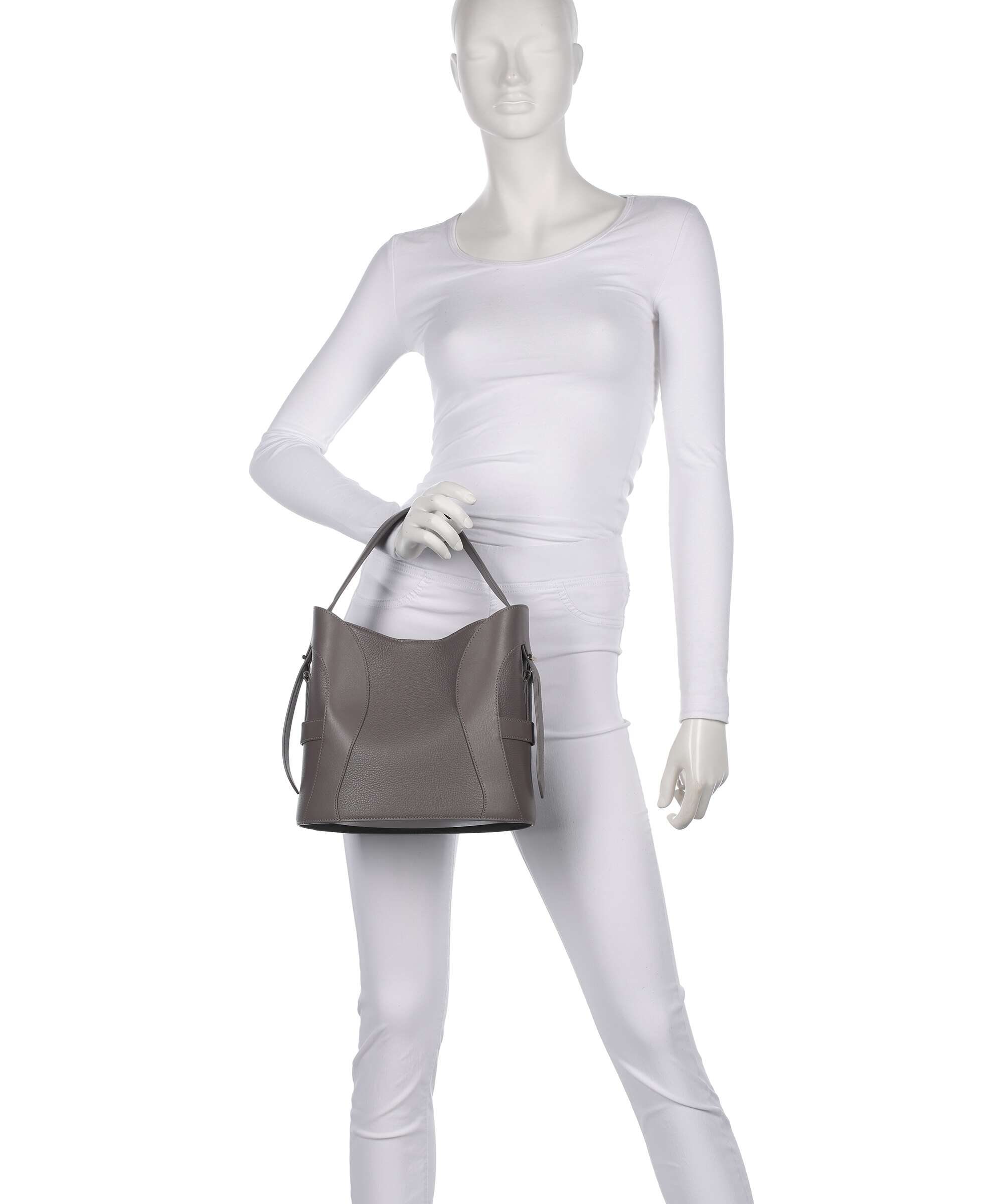Aigner Deborah M Bucket bag ash grey