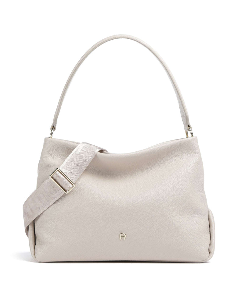 Aigner Paola S Hobo bag fog beige