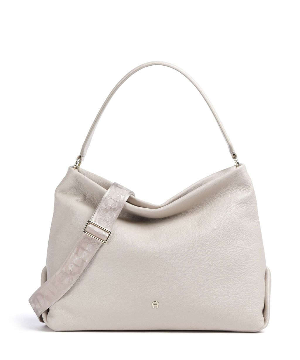 Aigner Paola M Hobo bag fog beige