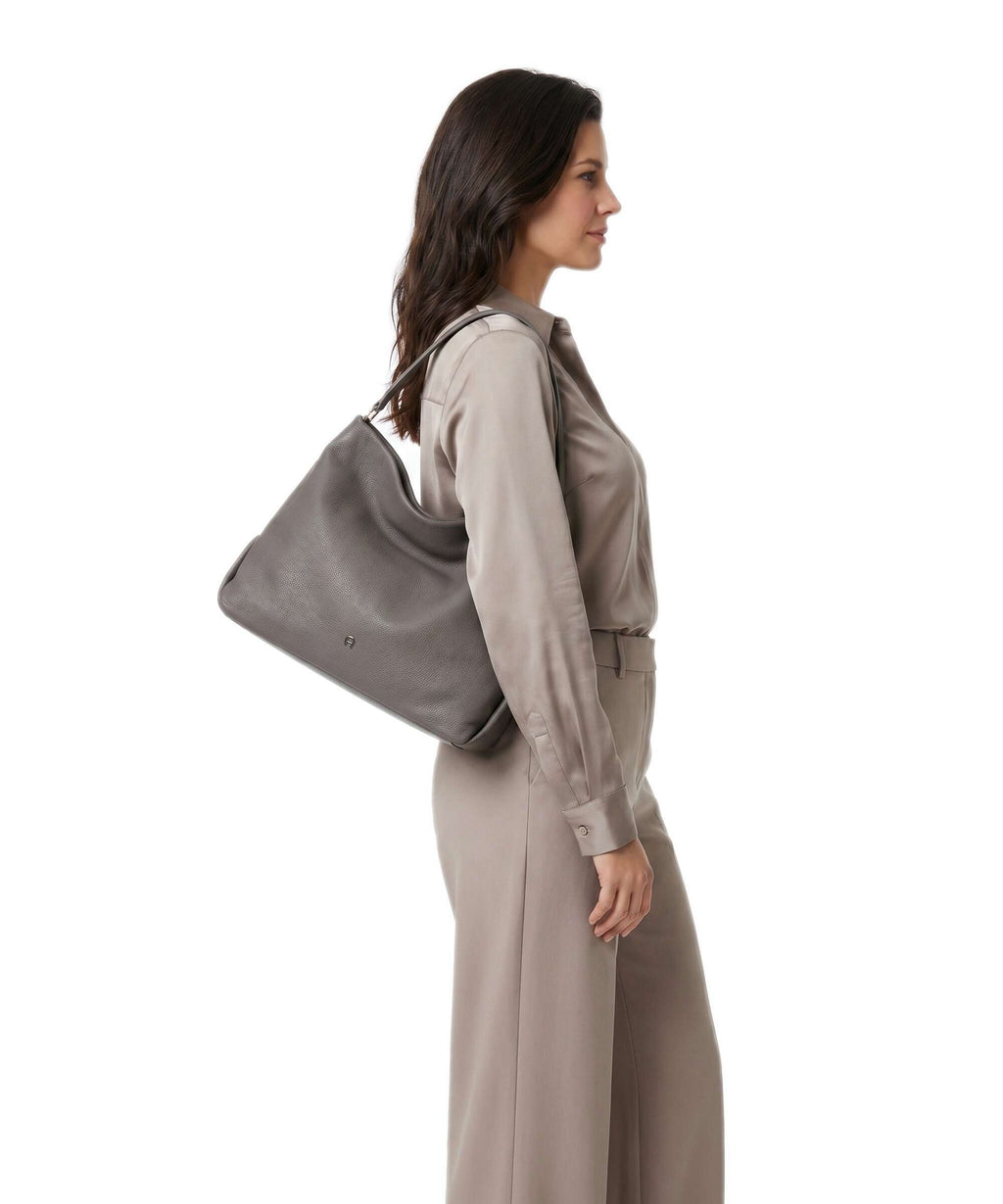 Aigner Paola M Hobo bag ash grey