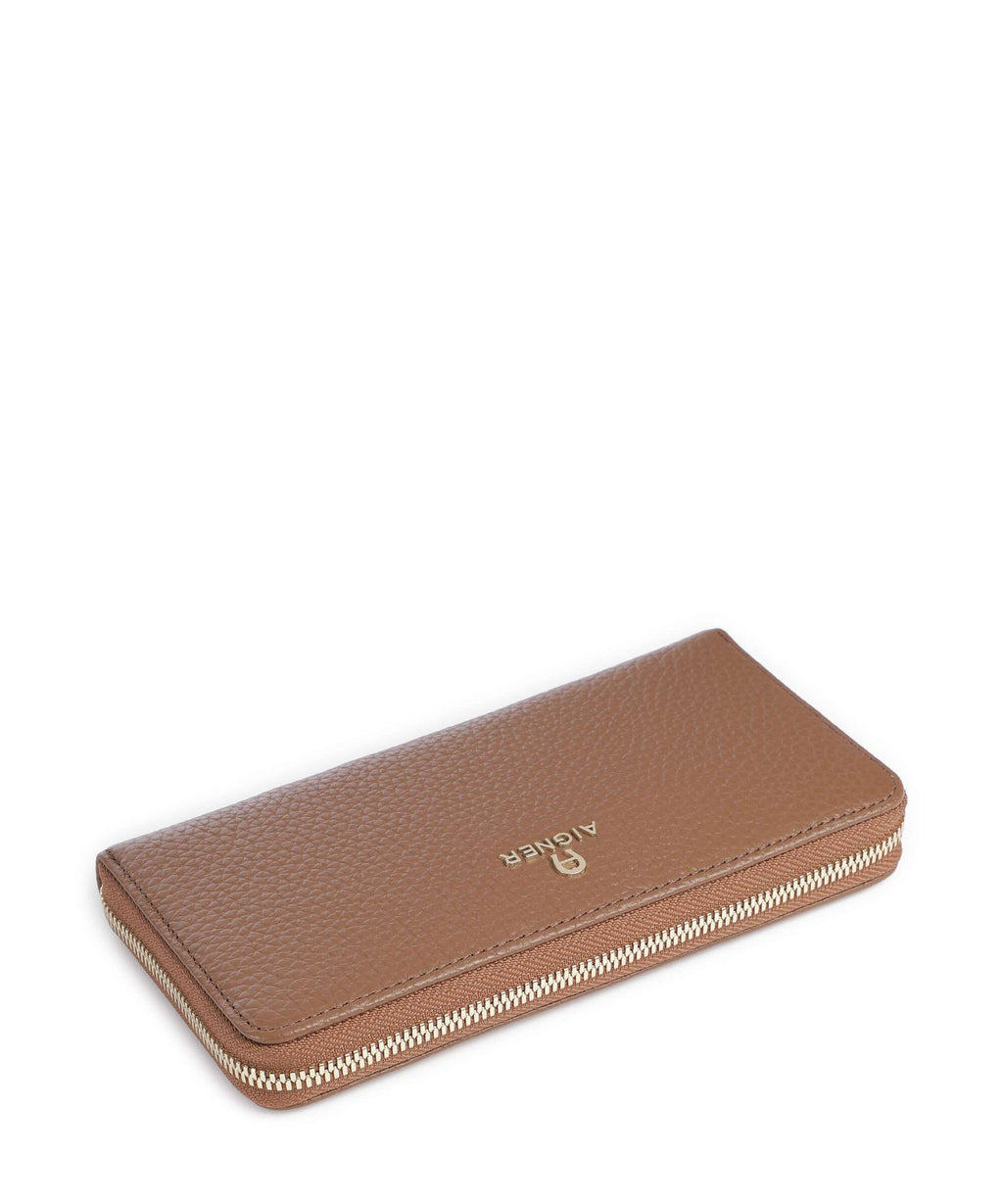 Aigner Ivy Wallet saddle brown