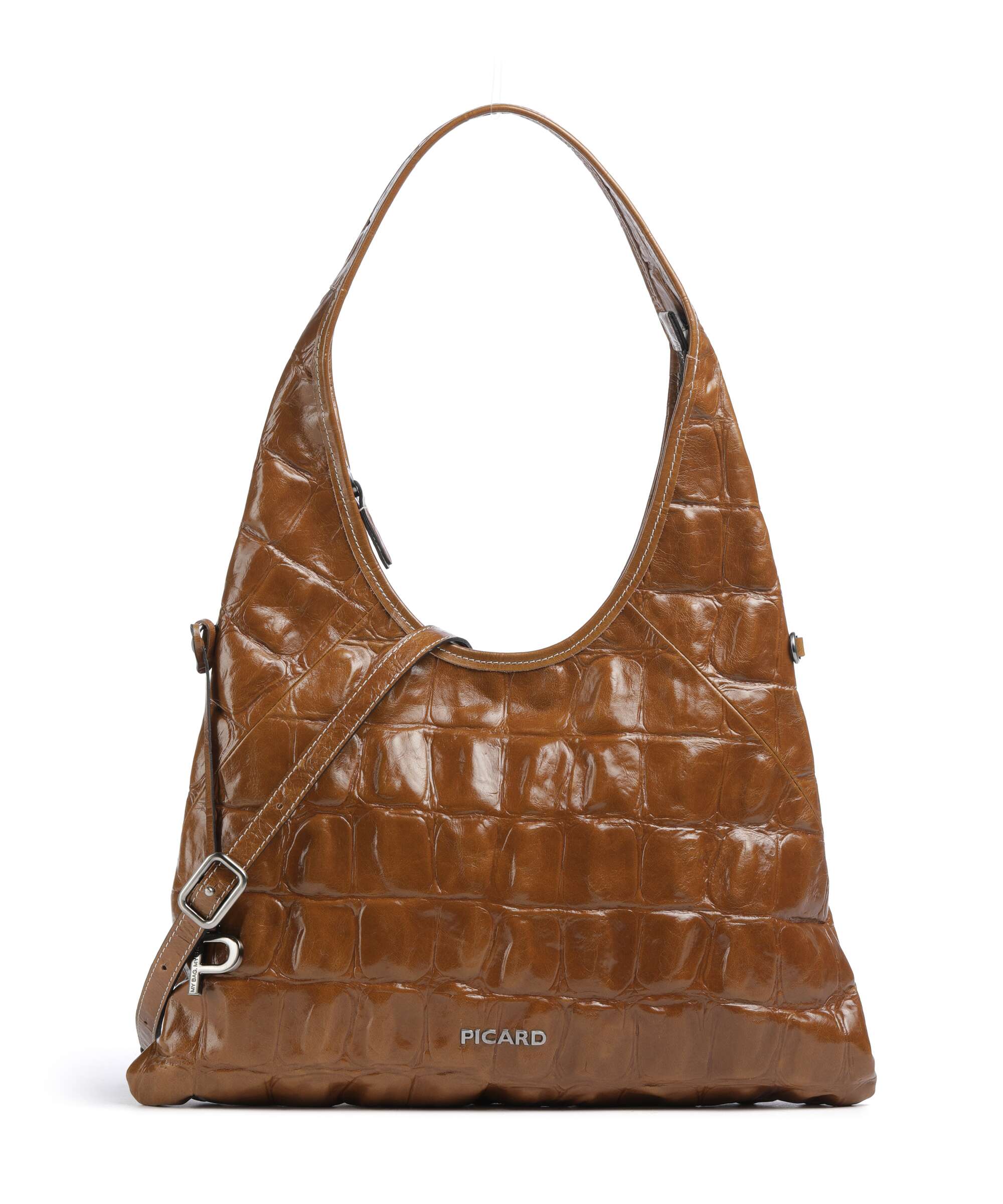 バッグ Big leather shoulder bag Picard Key Largo Shoulder bag leather cognac - 56805H7210 – WARDOW