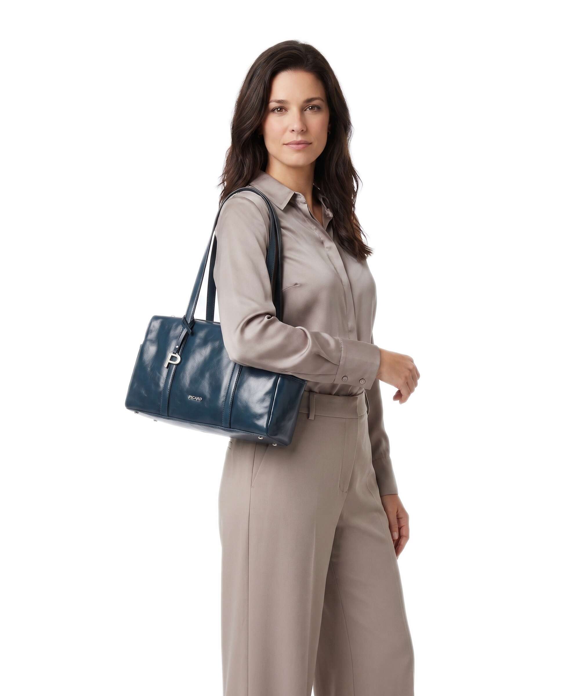 Picard Peakline Shoulder bag leather deep ocean - 56865K03A1 – WARDOW